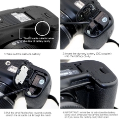 Pin ảo ACK-E6 thay thế pin canon LP-E6