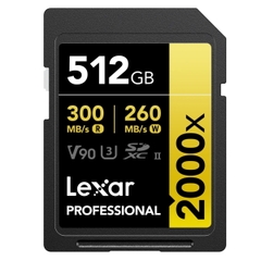 Thẻ nhớ SDXC Lexar Professional Gold 2000x UHS-II V90