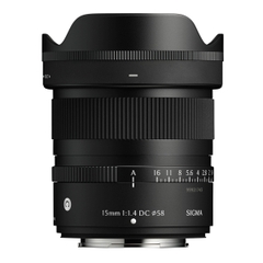 Ống kính Sigma 15mm F1.4 DC Contemporary - Hàng chính hãng