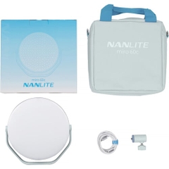 Đèn LED Bảng Tròn Nanlite Miro 60C RGBW Nebula C4