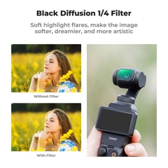 Bộ Kính Lọc K&F Concept Magnetic CPL + Black Mist 1/4 + ND2-32 (KF01.2148) Cho DJI Osmo Pocket 3 Và Pocket 4