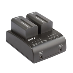 Swit S-3602F 2-ch SONY NP-F Charger and Adaptor