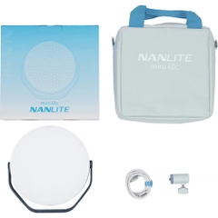 Đèn LED Bảng Tròn Nanlite Miro 60C RGBW Nebula C4