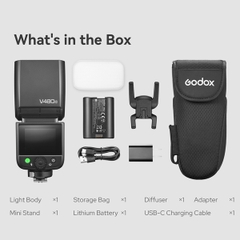 Đèn Flash Godox V480 C/N/S/F - Hàng chính hãng