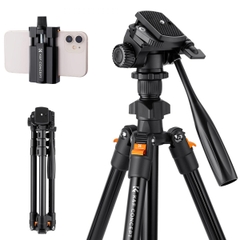 Chân máy ảnh K&F Concept K234A0 kèm Video Head KF09.115