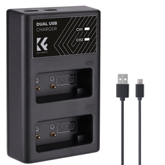 Sạc pin kép K&F Concept LP-E17 (KF28.0008)