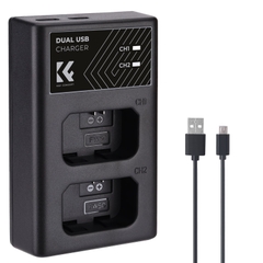 Sạc pin kép K&F Concept NP-FW50 (KF28.0009)