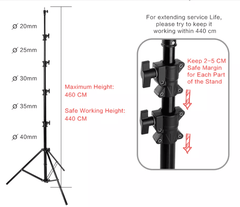 Chân đèn Jinbei MZ-4800 FP  Hàng Chính Hãng