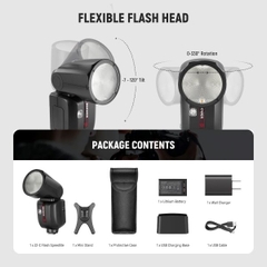 Đèn flash đầu tròn Neewer Z2-N TTL for Nikon - Hàng chính hãng