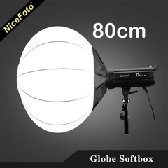 Softbox cầu NiceFoto 80cm | Hàng Chính Hãng