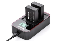 Bộ sạc đôi và 2 pin KingMa LP-E12