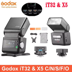 Đèn Flash Godox iT32 kèm Trigger X5 for Canon, Fuji, Nikon, Sony