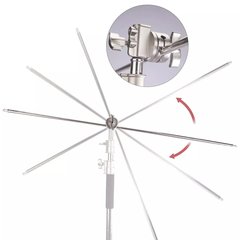 Đầu kẹp Jinbei CK2- Củ cờ treo khung tản sáng