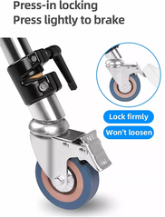 Chân Cờ C-Stand ZSYB có bánh xe chịu tải 20kg