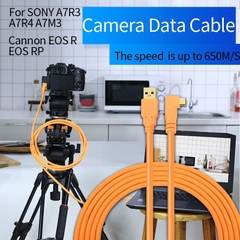 Dây cáp USB Type-C Camera /PC/ Laptop Cho A7R4 A7R3 A7M3, Canon RP 5m