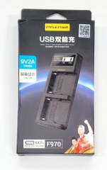 Sạc đôi Pisen cho Pin F970