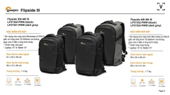 Balo máy ảnh Lowepro Flipside 300 AW III- Hàng chính hãng