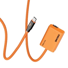 Cáp Pin Ảo ZGCINE USB-C to NP-FW50 (dây bện)