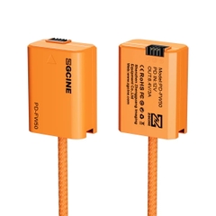 Cáp Pin Ảo ZGCINE USB-C to NP-FW50 (dây bện)