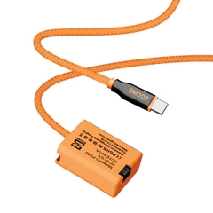 Cáp Pin Ảo ZGCINE USB-C to NP-FW50 (dây bện)