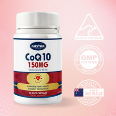 Viên Uống Austar Coq10 150mg - Hỗ Trợ Sức Khỏe Tim Mạch( 60 viên)