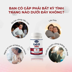 Austar CoQ10 30MG - Viên Uống Hỗ Trợ Sức Khỏe Tim Mạch( 60 Viên)