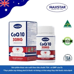 Austar CoQ10 30MG - Viên Uống Hỗ Trợ Sức Khỏe Tim Mạch( 60 Viên)