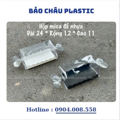 Hộp mica trong suốt hình kẹo xách tay cắm hoa