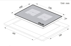Bếp từ đôi DVA 99IC_Made in Việt Nam