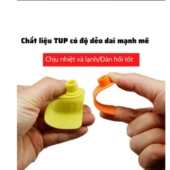 Thẻ tai heo gia xúc bò dê TPU in khắc Lazer siêu bền thẻ tai không phai màu DN04