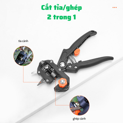 Kéo Ghép Cành Đa Năng Dương Ninh - Chuyên Dụng Tặng 2 Lưỡi Cắt Và Trụ Đỡ Thay Thế + Nilon GC136