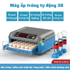 Máy ấp trứng gà mini tự động đảo trứng bơm nước MAT10