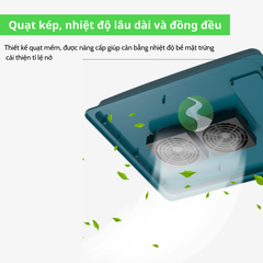 Máy ấp trứng gà mini, máy ấp trứng tự động đảo trứng, 03 sử dụng 220v&12v