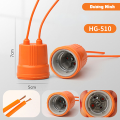 Đui Đèn Úm Gà Chịu Tải Cao Dương Ninh, Đui Đèn Úm Heo Chịu Nhiệt, Đui Xoáy Bằng Sứ Chống Va Đập Chống Nước Cao Cấp E27