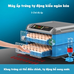 Máy ấp trứng gà mini tự động đảo trứng bơm nước MAT10