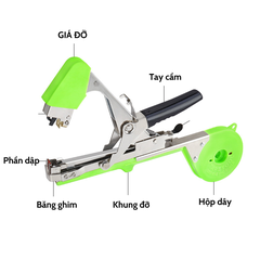 Kìm Buộc cành Chanh dây, Bộ buộc Cành Tự Động Dương Ninh, Máy Buộc Chanh Dây( 1 máy buộc + 20 cuộn dây + 1 hộp ghim )