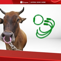 Vòng xỏ mũi bò bằng nhựa Pakistan ( Có Chốt ) DN57