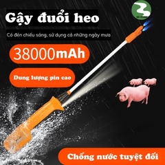 Roi đuổi heo bằng điện gậy đuổi lợn bằng điện trang bị đèn LED 30000mAh A200