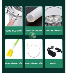 Dụng cụ vắt sữa cho bò, dê 5ML full inox 304 DN32