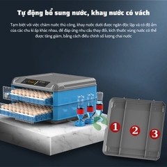 Máy ấp trứng gà mini tự động đảo trứng bơm nước MAT10