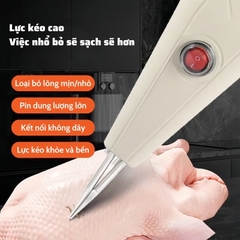 Máy Nhổ Lông Vịt Chạy Pin Cầm Tay 2024 chống nước