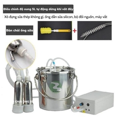 Dụng cụ vắt sữa cho bò, dê 5ML full inox 304 DN32
