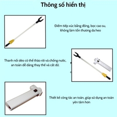 Roi điện đuổi heo, gậy đuổi lợn A900 dung lượng pin 20.000MAH