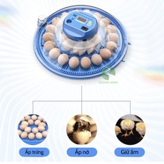 Máy ấp trứng gà thông minh tự đảo thế hệ mới ấp trứng chim bồ câu gà đá