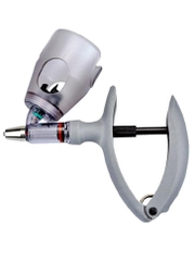 Xi lanh tự động thú y tiêm gia cầm, vacxin MZA kim tiêm có giã đỡ cắm chai - Bơm liên tục 2ml/5ml DN28