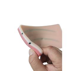 Miếng da tập tiêm silicon, tập tiêm da- Miếng da tập chuyền MD04