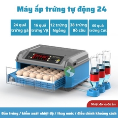 Máy ấp trứng gà mini tự động đảo trứng bơm nước MAT10