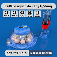 Máy ấp trứng gà thông minh tự đảo thế hệ mới ấp trứng chim bồ câu gà đá