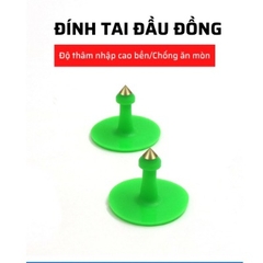 Thẻ tai heo gia xúc bò dê TPU in khắc Lazer siêu bền thẻ tai không phai màu DN04