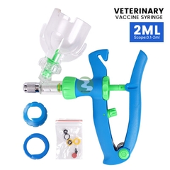 Xi lanh thú y tự động tiêm vacxin gia cầm gia xúc MMA 2 - 5ML DN90